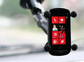 Support à ventouse RAM Mount avec support de téléphone X-Grip (RAM-B-166-UN7U)