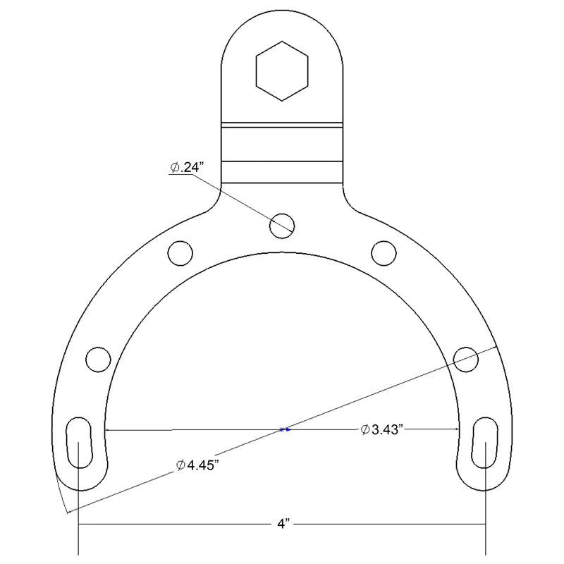 Support de réservoir de moto RAM Mount grand modèle avec X-Grip grand modèle (RAM-B-411-A-UN10BU)