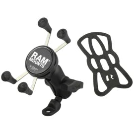 RAM Mount X-Grip spiegelmontage telefoonhouder motor voor kleine smartphones