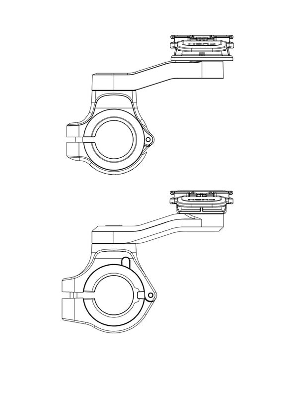 Quad Lock Support Guidon avec Coque iPhone