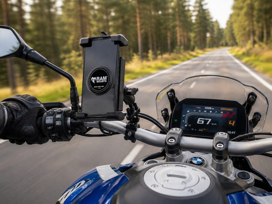 RAM Mount Quick-Grip Pro XL motor houder met stuurbevestiging - RAM-B-149Z-PD7U