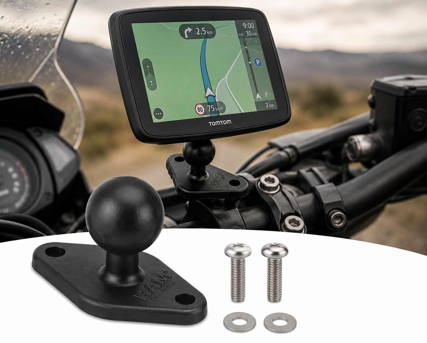 Support de navigation RAM pour TomTom Rider (RAM-B-238-TO2U)