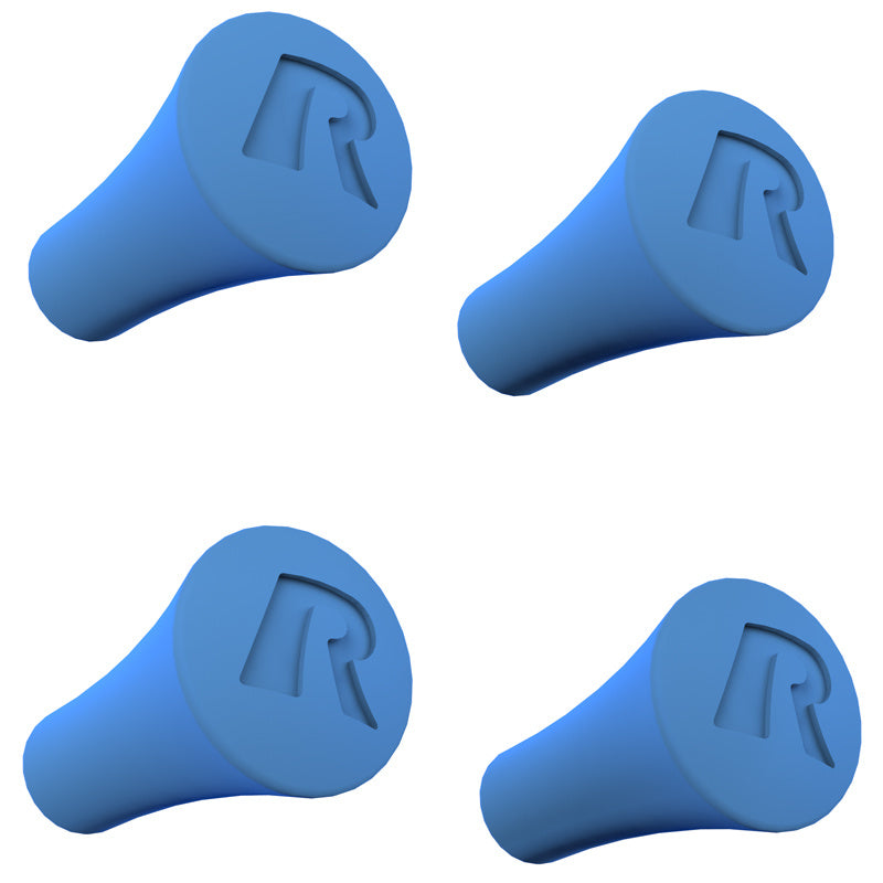 RAM Mount embouts en caoutchouc bleus pour X-Grip universel - RAP-UN-CAP-4-BLUEU