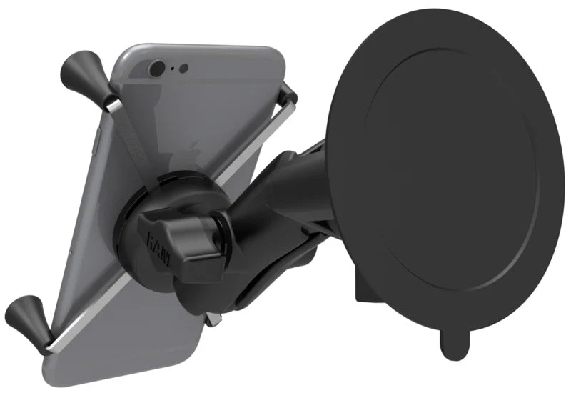 RAM Mount Kit ventouse avec support universel pour grand smartphone X-Grip (RAM-B-166-UN10U)