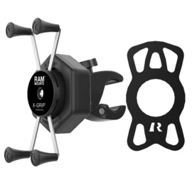 RAM Mount X-Grip XL met Vibe-Safe en Tough-Claw stuurklem voor motor RAM-HOL-UN10-462-400