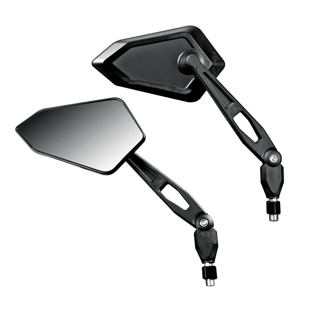 Lampa JAX motor spiegels set M10 x 1.25 – sportief zwart (2 stuks)