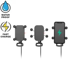 Chargeur de téléphone sans fil étanche RAM Tough-Charge avec X-Grip RAM-HOL-UN12WB