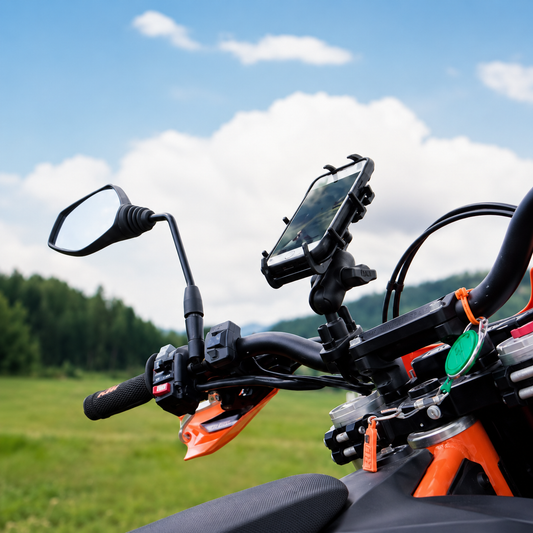 RAM Mount Quick-Grip motor telefoonhouder met stuurbevestiging - RAM-B-149Z-PD3U