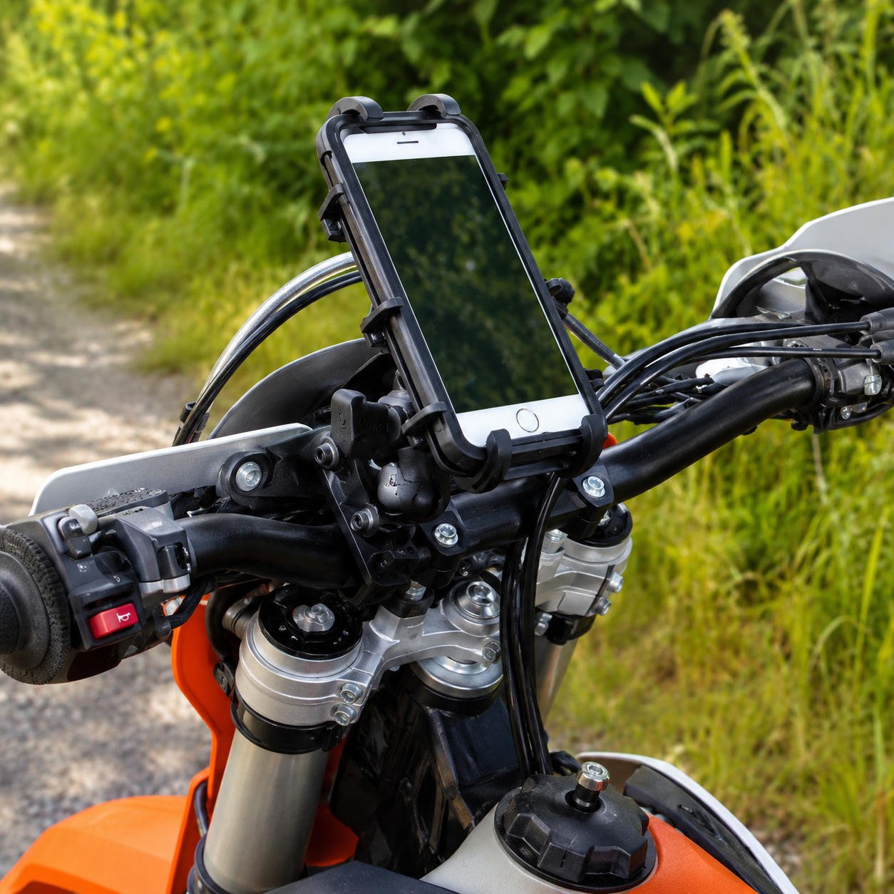 RAM Mount Quick-Grip XL motor telefoonhouder met stuurbevestiging voor grote smartphones - RAM-B-149Z-PD4U