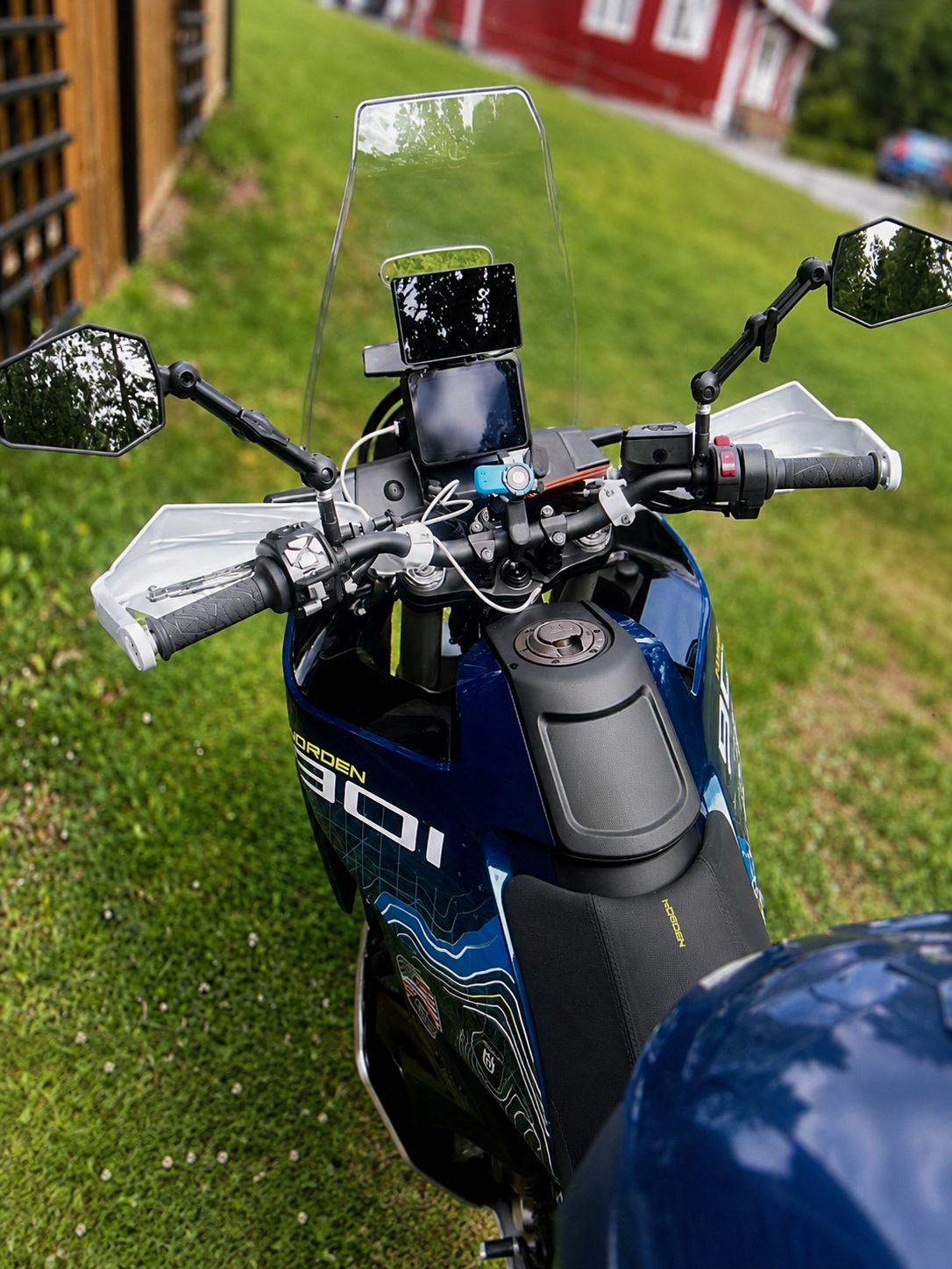 Double Take Adventure motorspiegel set (2 stuks) voor adventure & offroad motoren