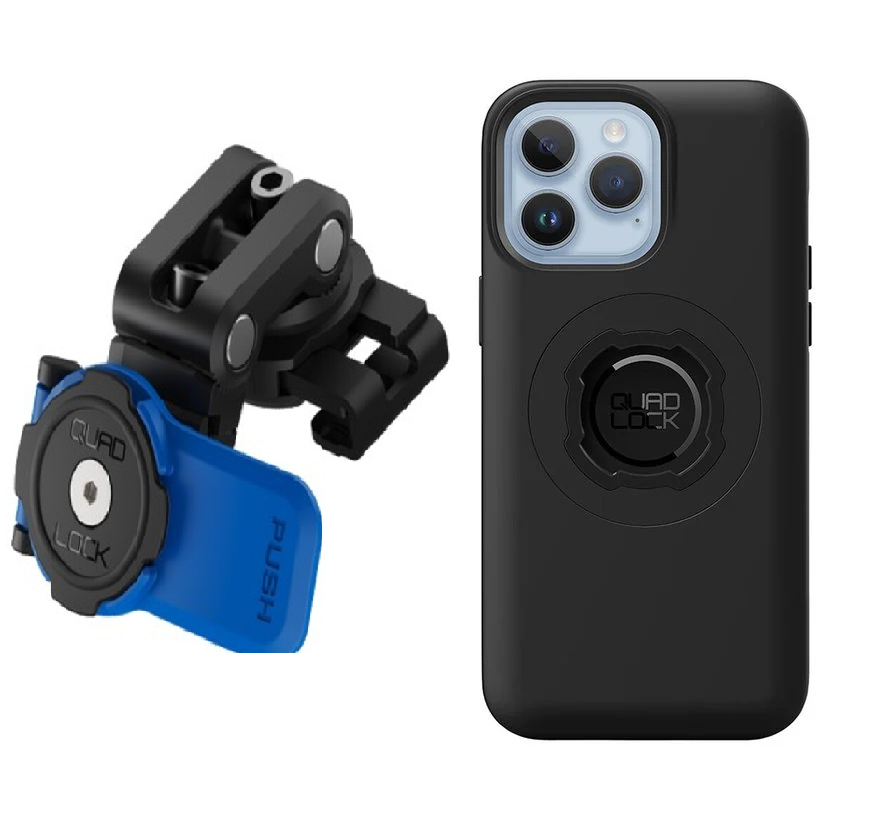 Quad Lock Brake Reservoir Mount Bundle with iPhone Case