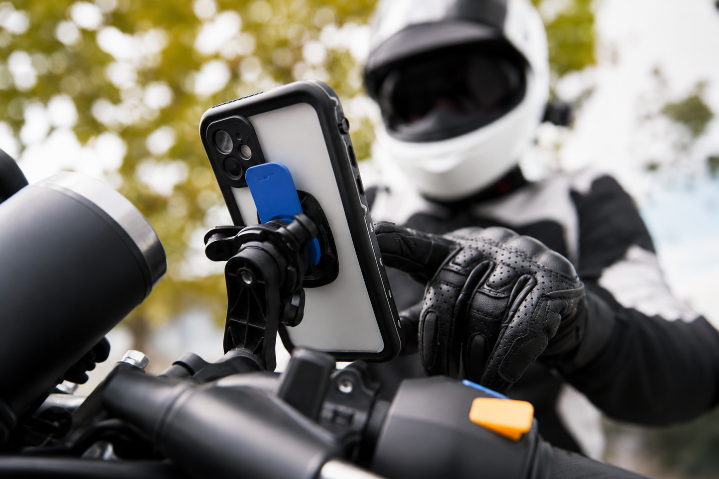 MAG Quad Lock iPhone stuurhouder voor motor – Handlebar Mount