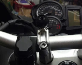 RAM Mount stuurklembasis met 1 inch balhoofd en M8-bouten - RAM-B-367U