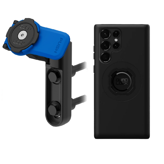 Quad Lock Brake/Clutch Mount Bundle with Samsung Case