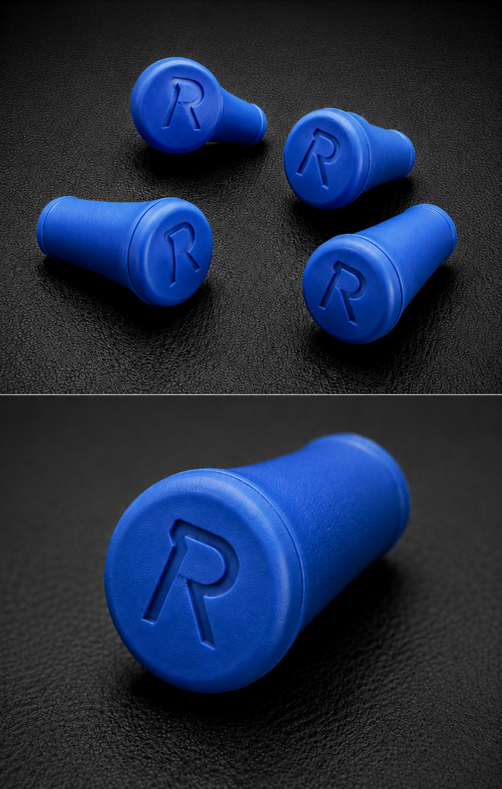 RAM Mount embouts en caoutchouc bleus pour X-Grip universel - RAP-UN-CAP-4-BLUEU