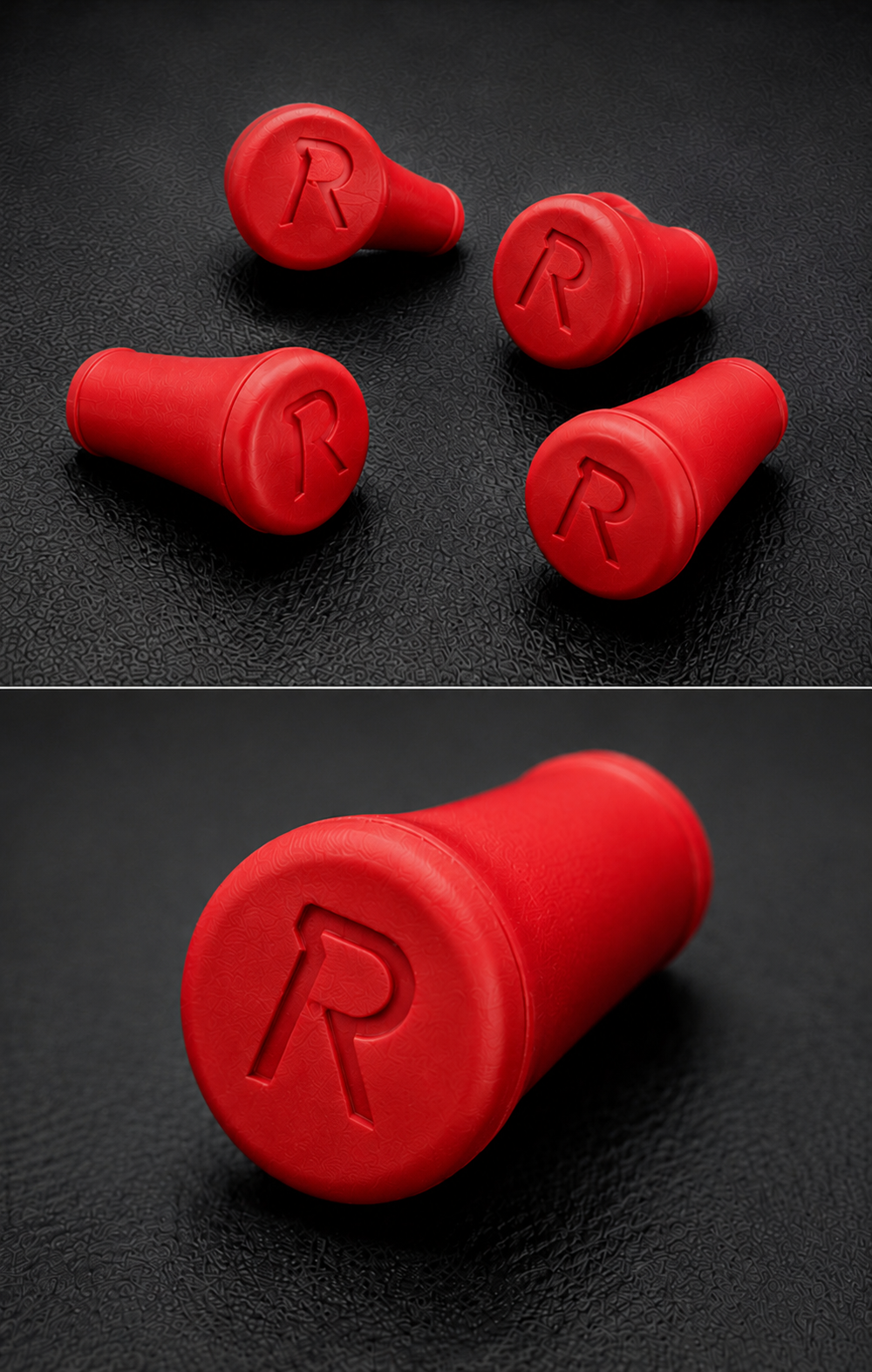 Capuchons en caoutchouc rouge RAM Mount pour X-Grip universel - RAP-UN-CAP-4-REDU