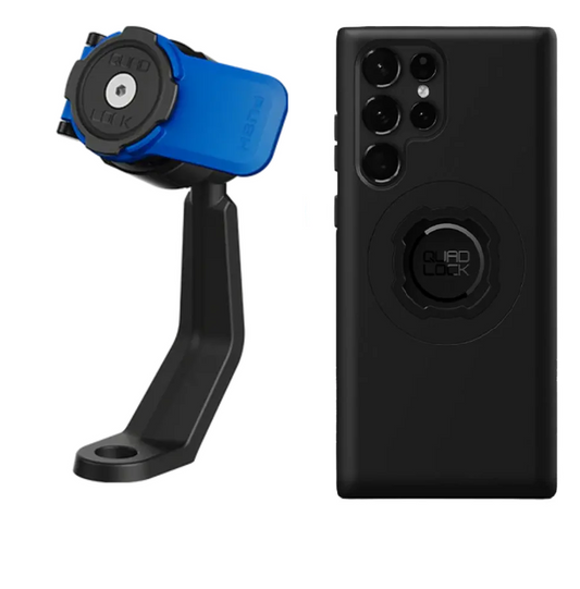 Quad Lock Mirror Stem Mount Bundle with Samsung Case