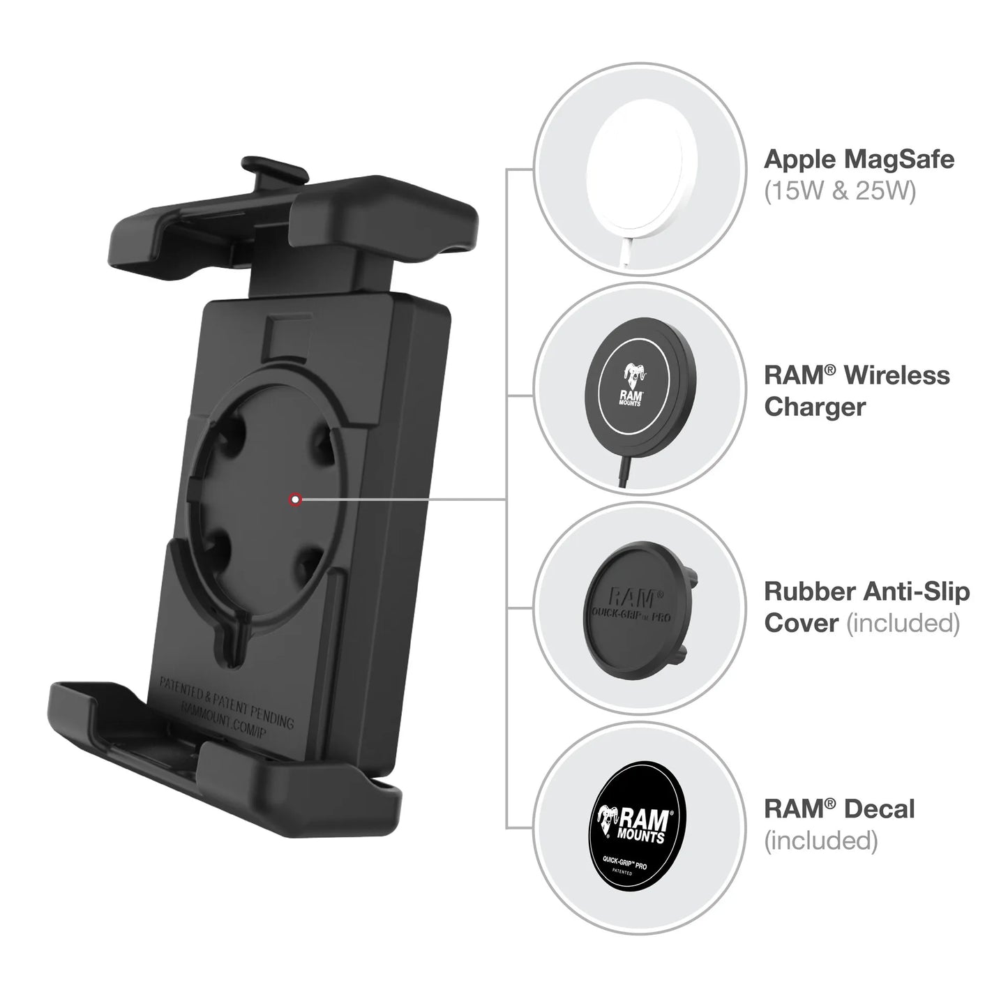 Support RAM Quick-Grip pour téléphones plus grands et plus encore - RAM-HOL-PD4U