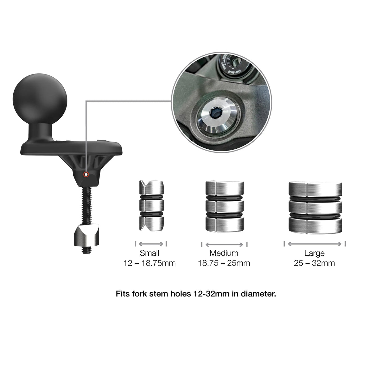 RAM Luxe voorvork basis