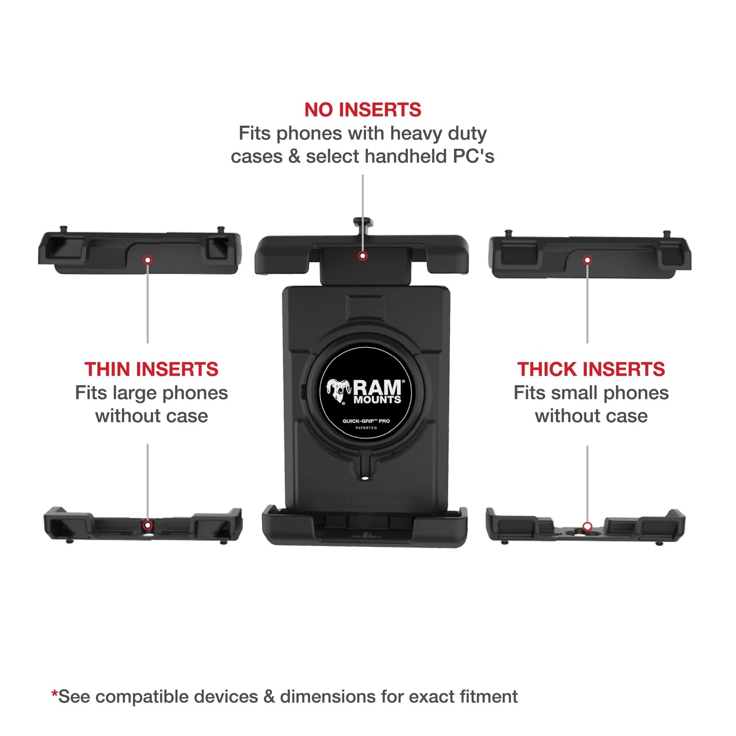 Support RAM Quick-Grip pour téléphones plus grands et plus encore - RAM-HOL-PD4U