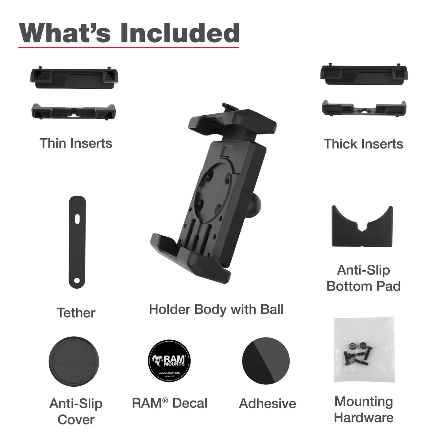 Support RAM Quick-Grip pour téléphones plus grands et plus encore - RAM-HOL-PD4U